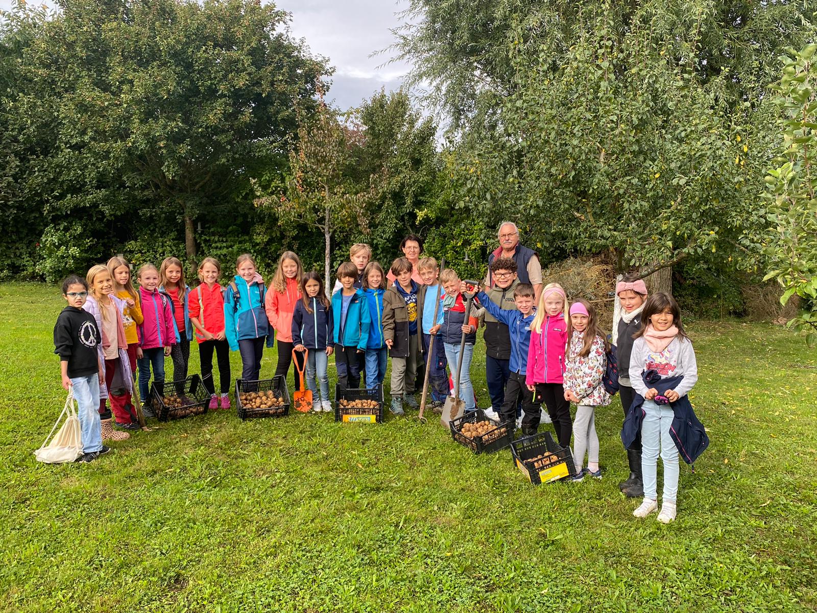 Schulgarten auf dem Vereinsgelände